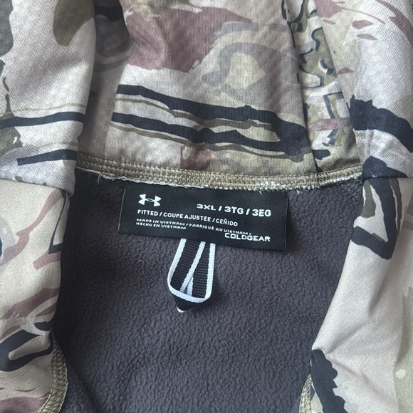 NWT Mens Under Armour RidgeReaper Barren ColdGear Reactor Base Hybrid Jacket 3XL - Picture 9 of 14